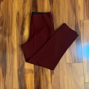 a new day, pull on skinny ankle pant with zipper detail on the side.